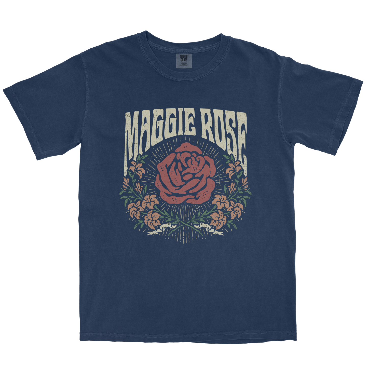 Navy Rose Tee (Pre-Order)