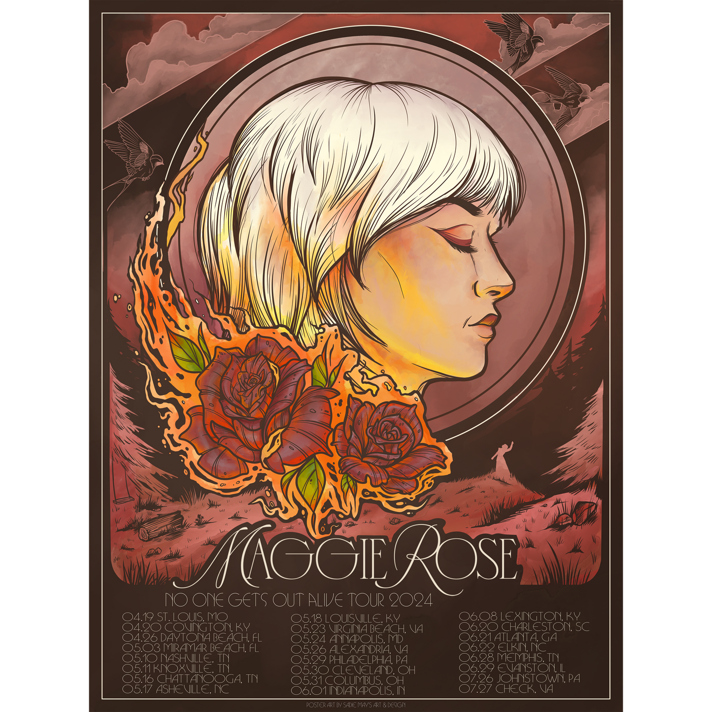 No One Gets Out Alive Tour Poster