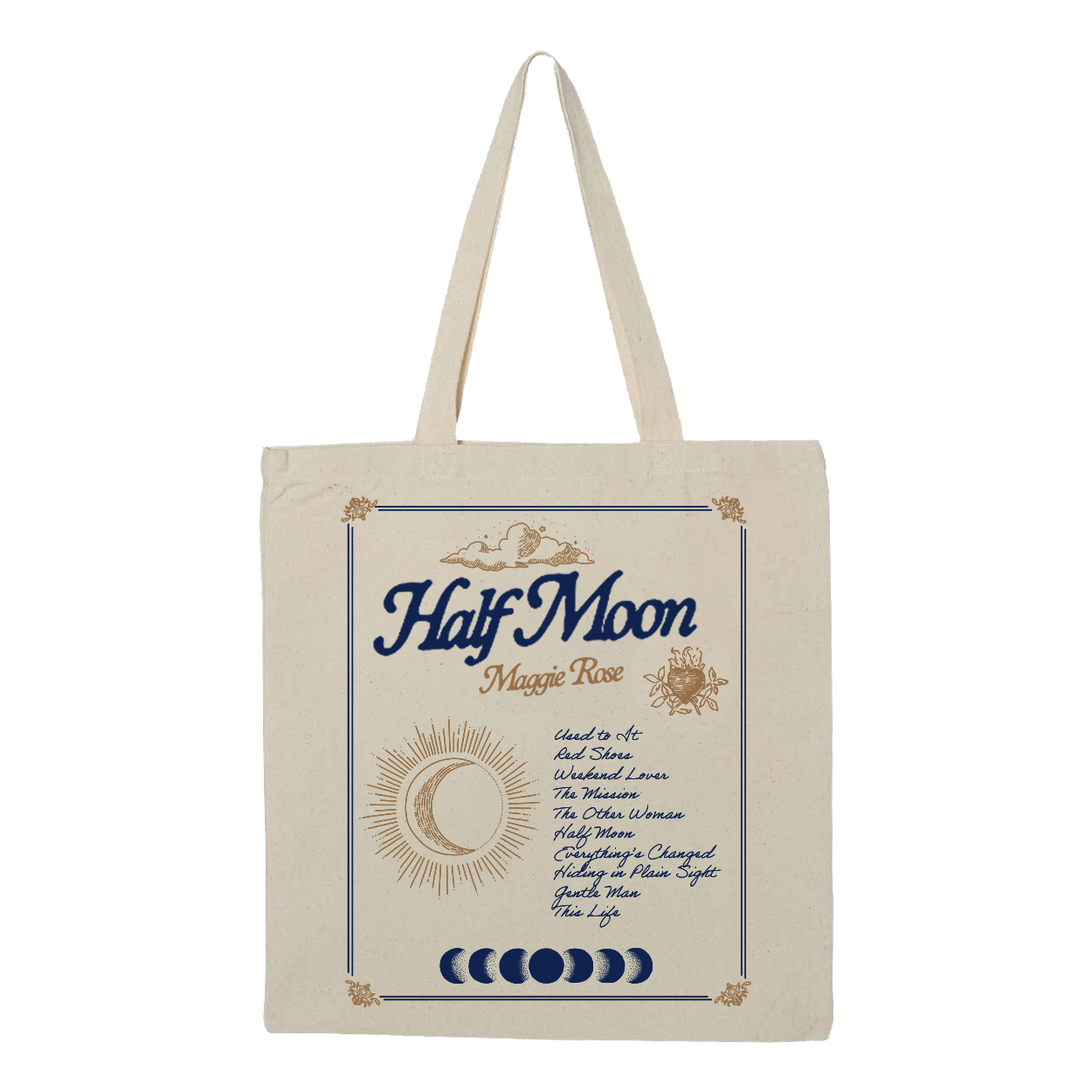 Tote - Natural Half Moon (Pre-Order)