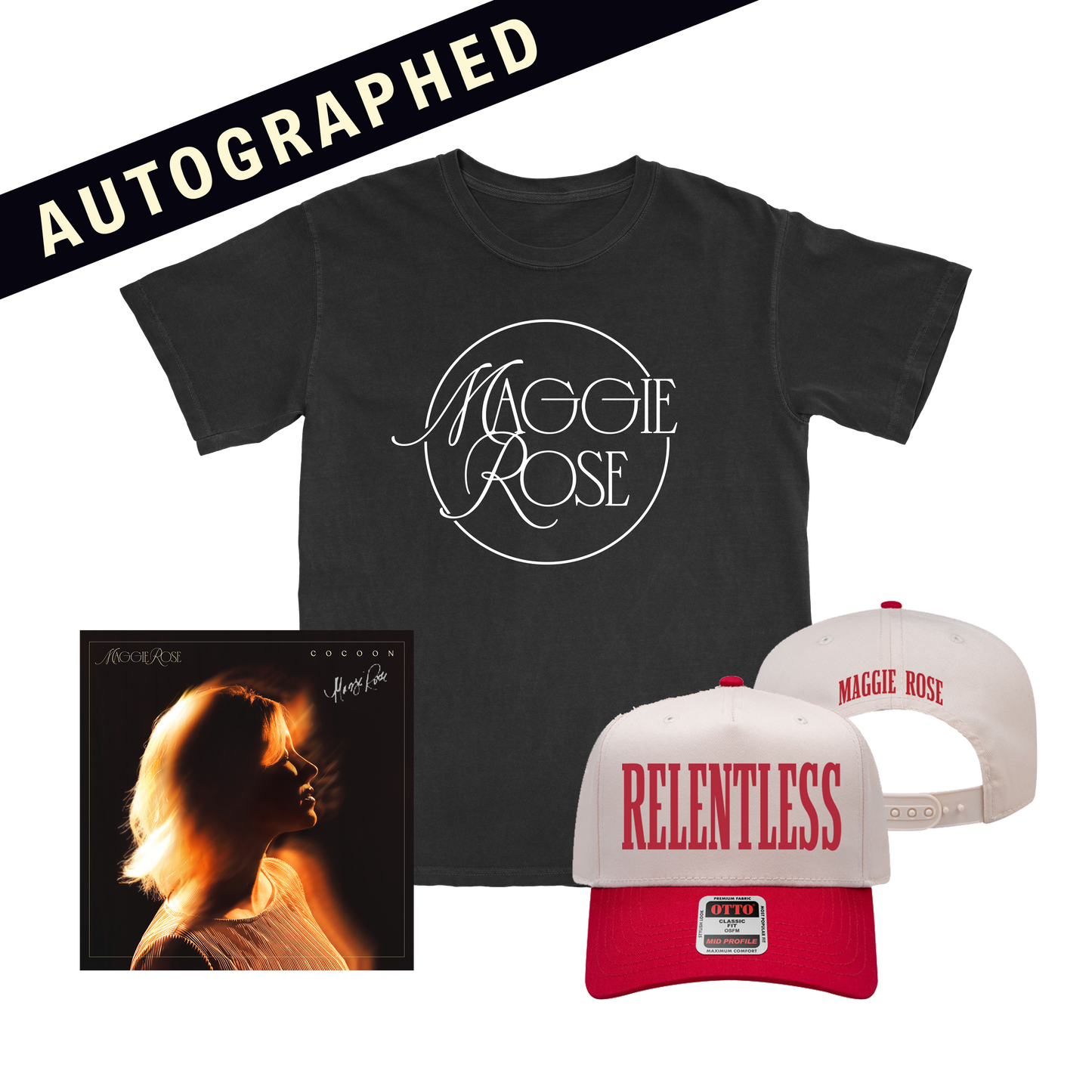Autographed Cocoon Bundle - Black Logo Tee (Pre-Order)