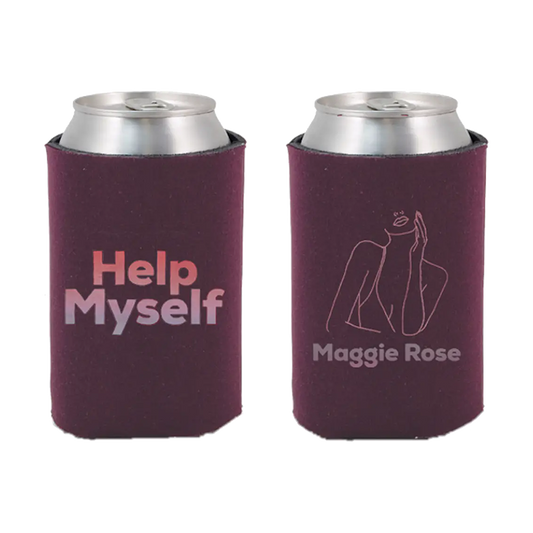 Help Myself Maroon Can Cooler