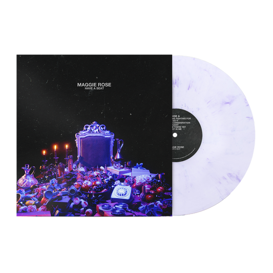 Have A Seat White Marble Vinyl - WEBSTORE EXCLUSIVE