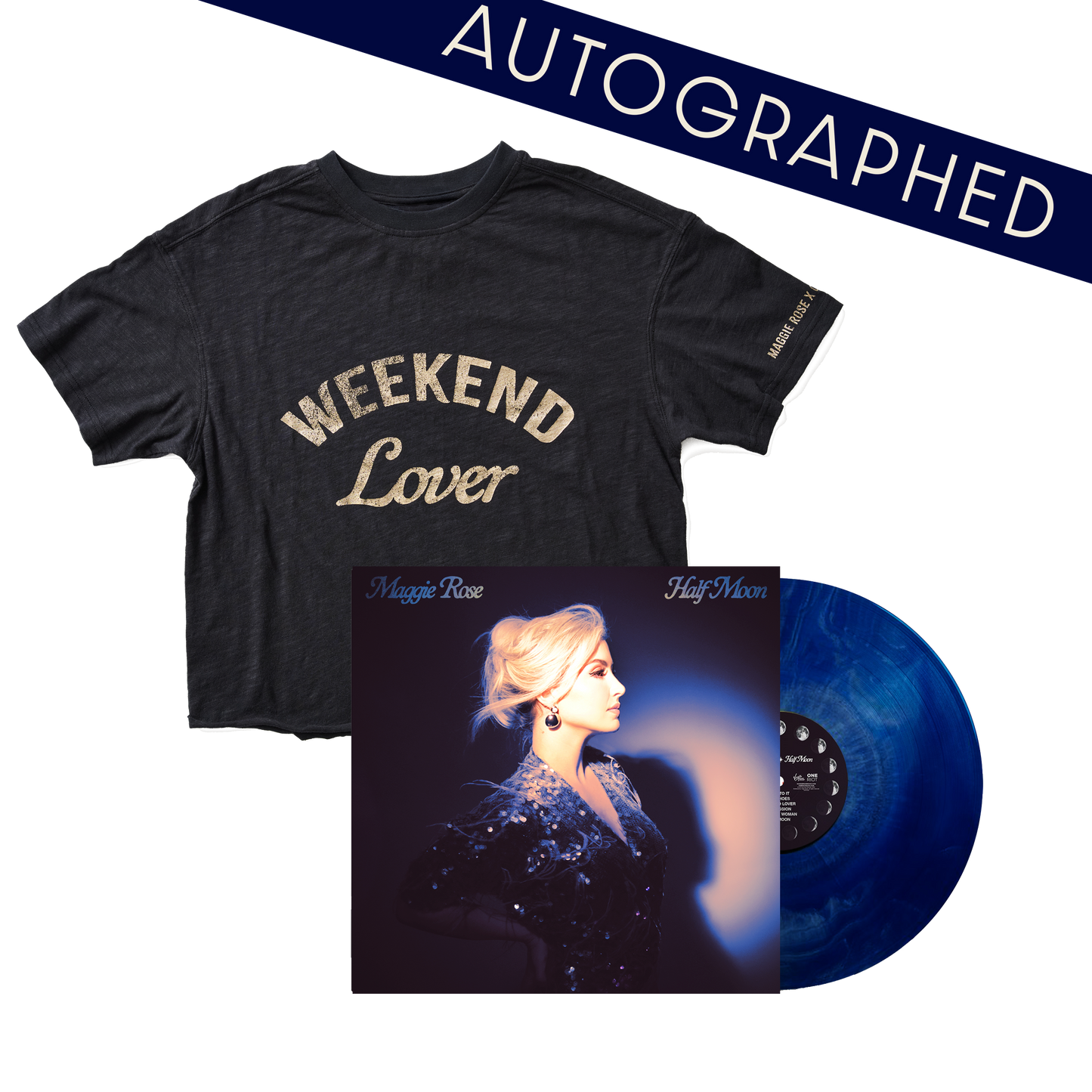 Half Moon - Weekend Lover Tee and LP